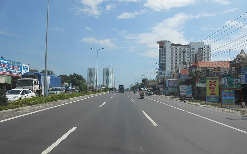 Quốc lộ 51, đoạn qua thị xã Phú Mỹ, Bà Rịa – Vũng Tàu