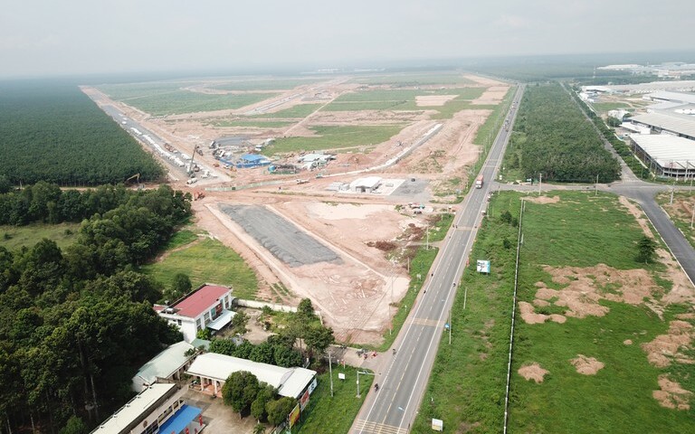 Xây hạ tầng khu tái định cư Sân bay quốc tế Long Thành