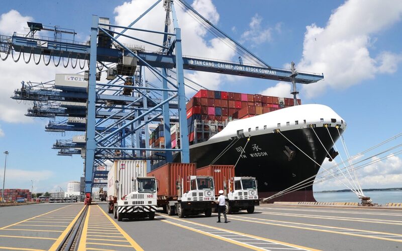 Xuất khẩu hàng hóa tại cảng Cái Mép - Thị Vải