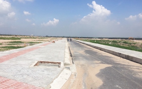 Đường khu tái định cư Lộc An - Bình Sơn hiện hữu chỉ rộng 4 mét