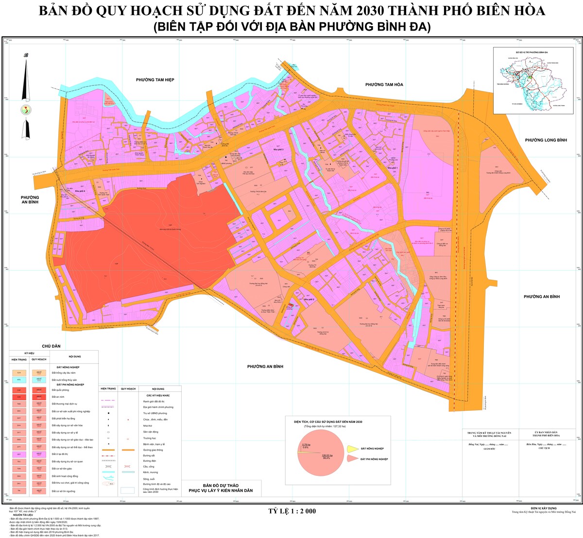 Bản đồ quy hoạch phường Bình Đa, thành phố Biên Hòa, tỉnh Đồng Nai đến năm 2030