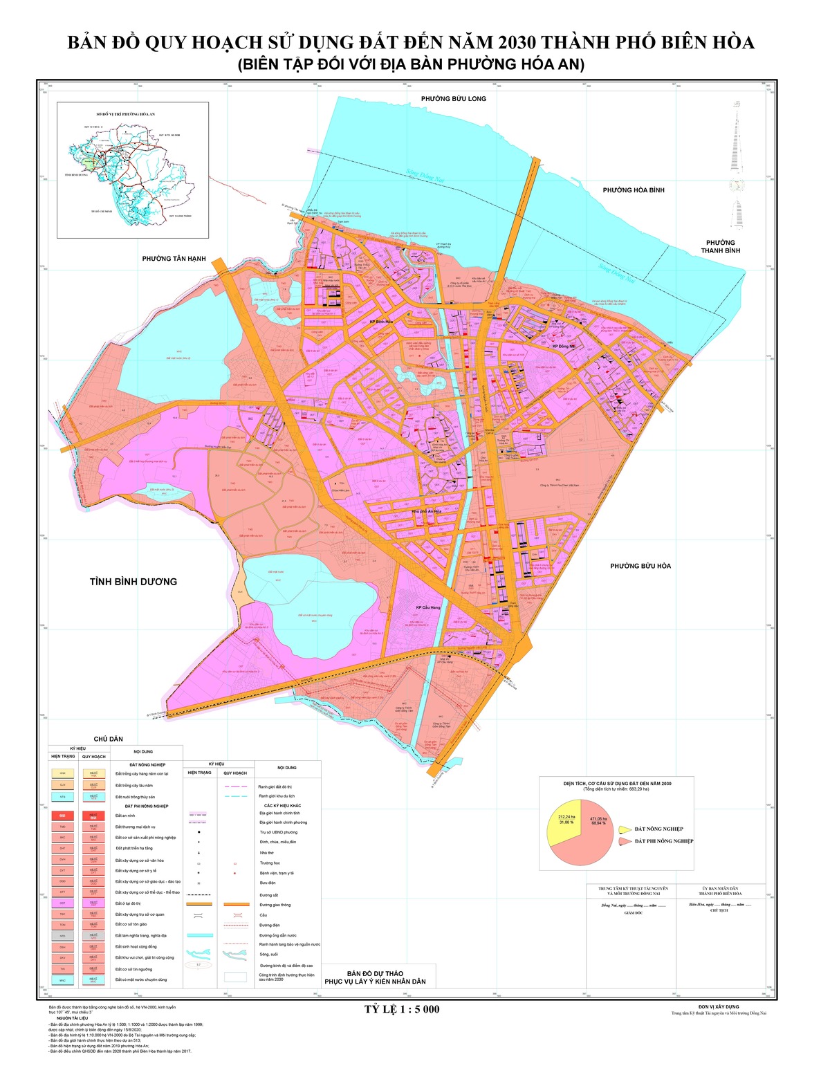 Bản đồ quy hoạch phường Hóa An, thành phố Biên Hòa, tỉnh Đồng Nai đến năm 2030