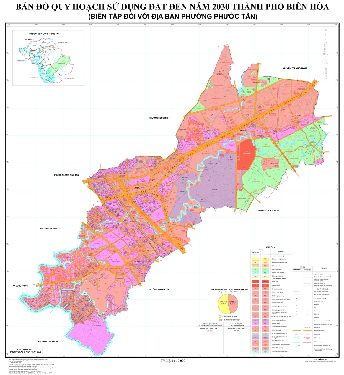 Bản đồ quy hoạch phường Phước Tân, thành phố Biên Hòa, tỉnh Đồng Nai đến năm 2030