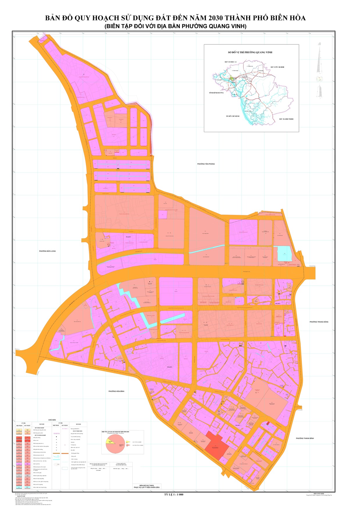 Bản đồ quy hoạch phường Quang Vinh, thành phố Biên Hòa, tỉnh Đồng Nai đến năm 2030