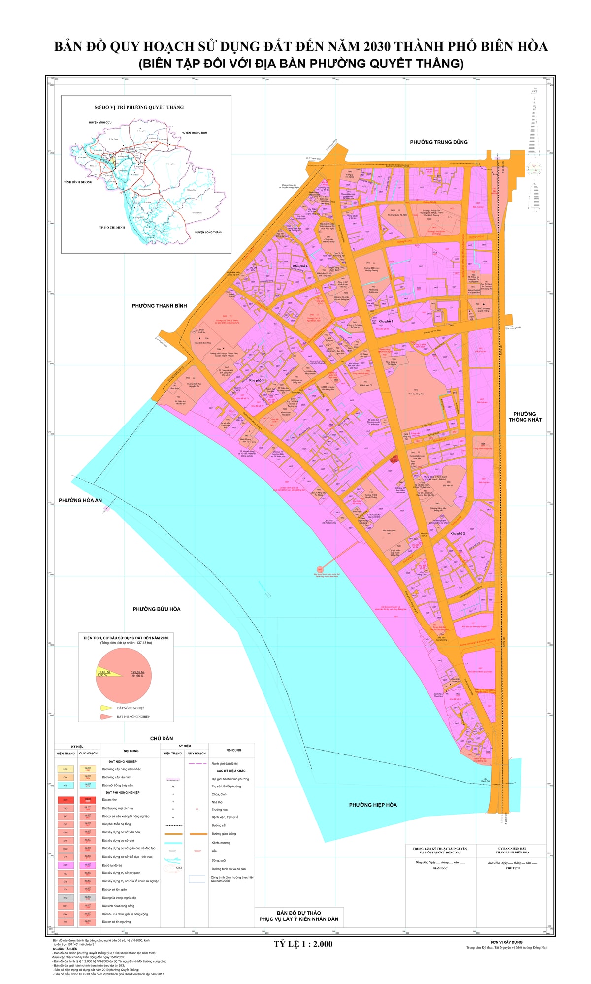 ản đồ quy hoạch phường Quyết Thắng, thành phố Biên Hòa, tỉnh Đồng Nai đến năm 2030