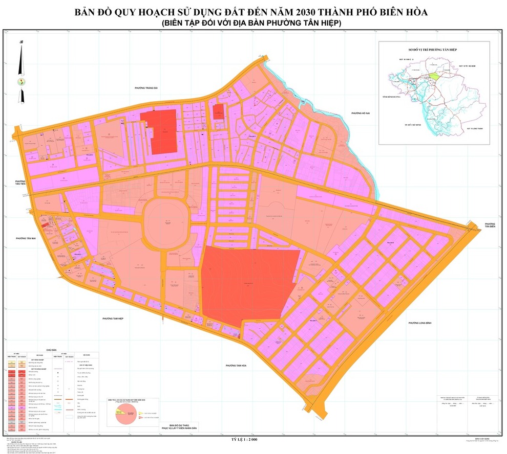 Bản đồ quy hoạch phường Tân Hiệp, thành phố Biên Hòa, tỉnh Đồng Nai đến năm 2030