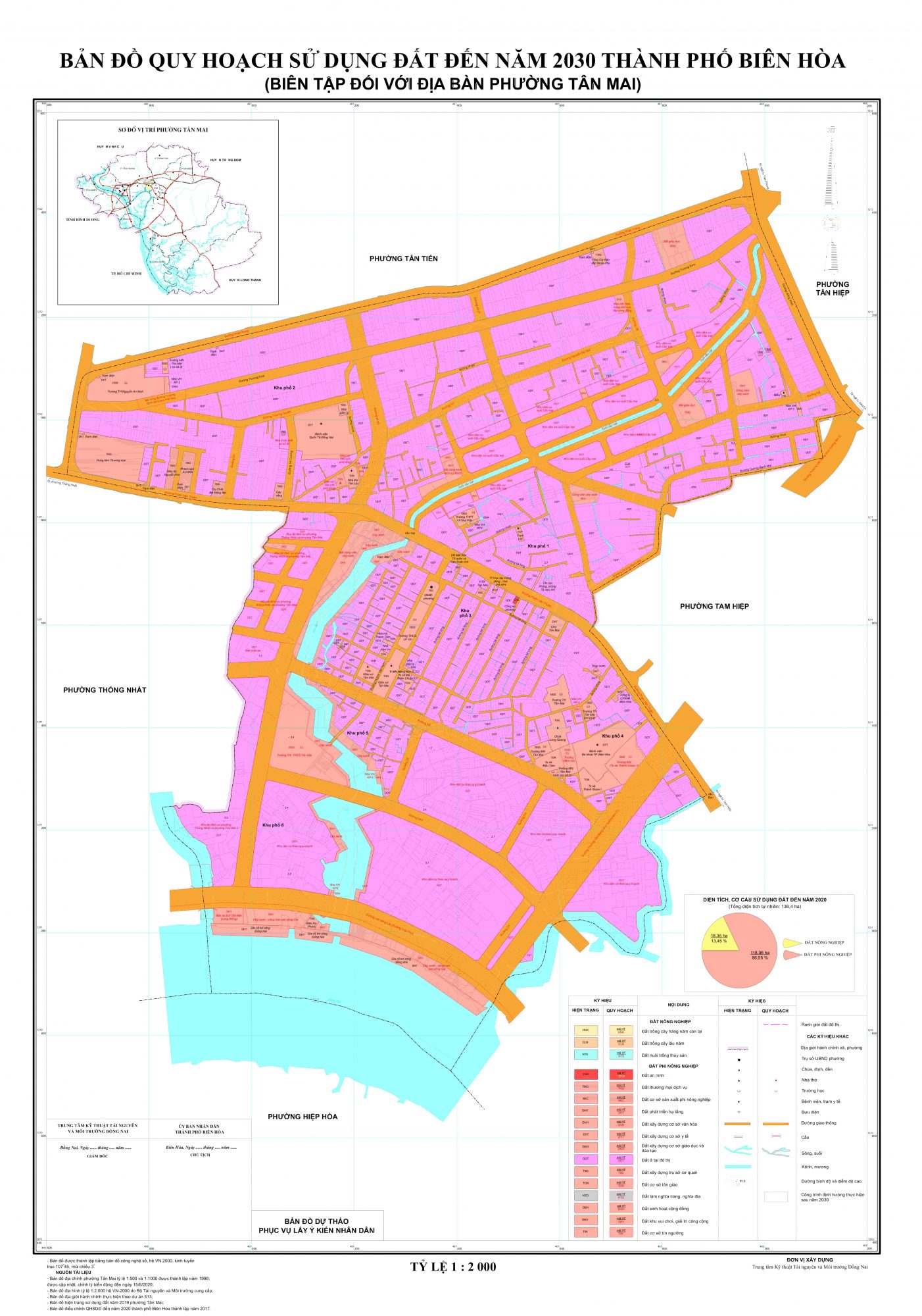 Bản đồ quy hoạch phường Tân Mai, thành phố Biên Hòa, tỉnh Đồng Nai đến năm 2030