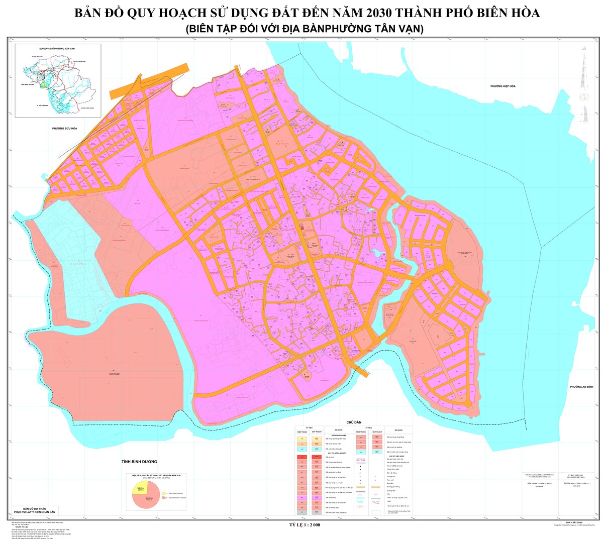 Bản đồ quy hoạch phường Tân Vạn, thành phố Biên Hòa, tỉnh Đồng Nai đến năm 2030