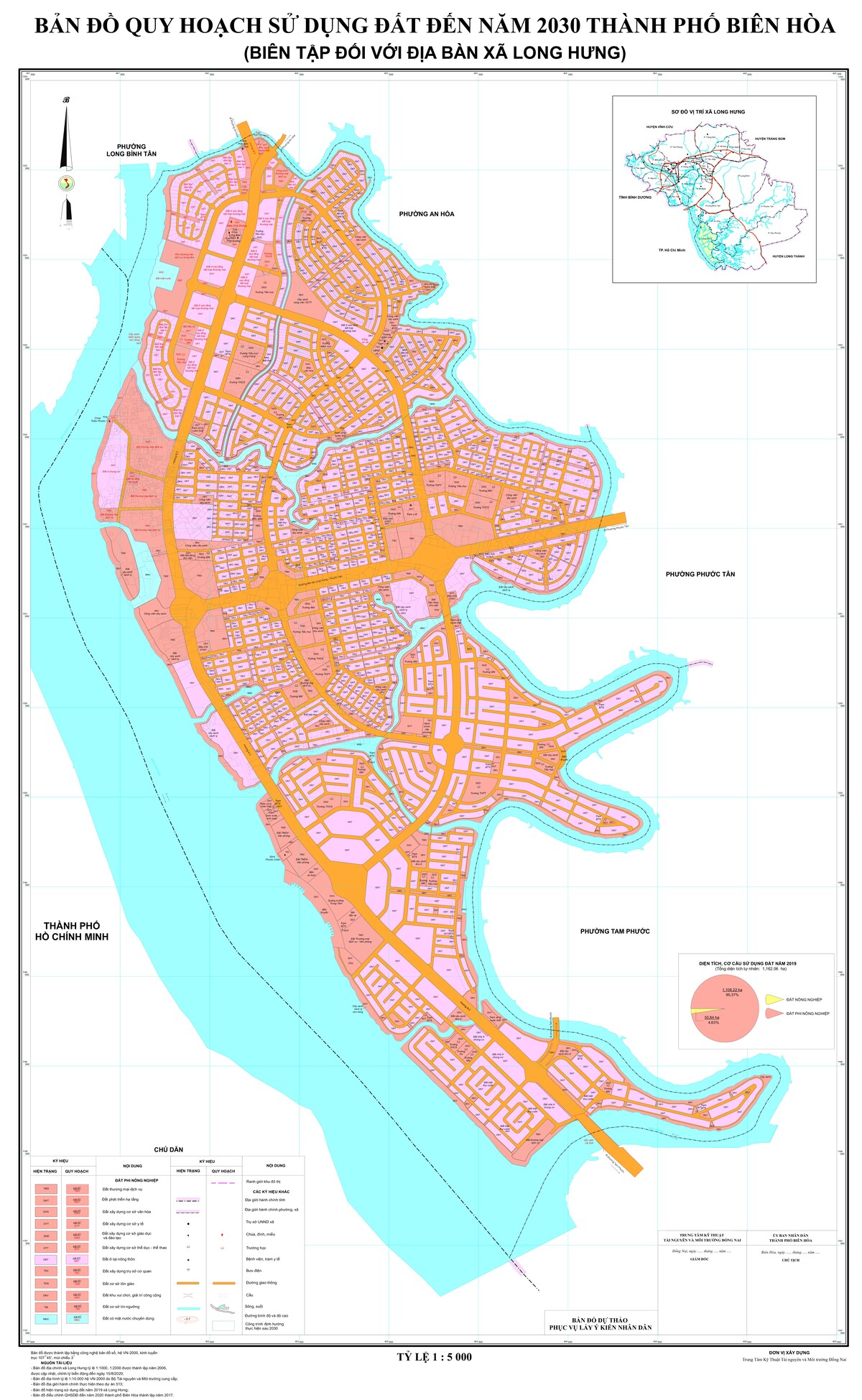 Bản đồ quy hoạch xã Long Hưng, thành phố Biên Hòa, tỉnh Đồng Nai đến năm 2030