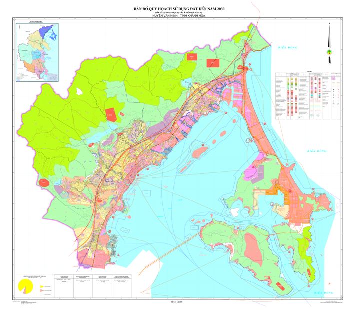 Bản đồ quy hoạch huyện Vạn Ninh, tỉnh Khánh Hòa đến năm 2030