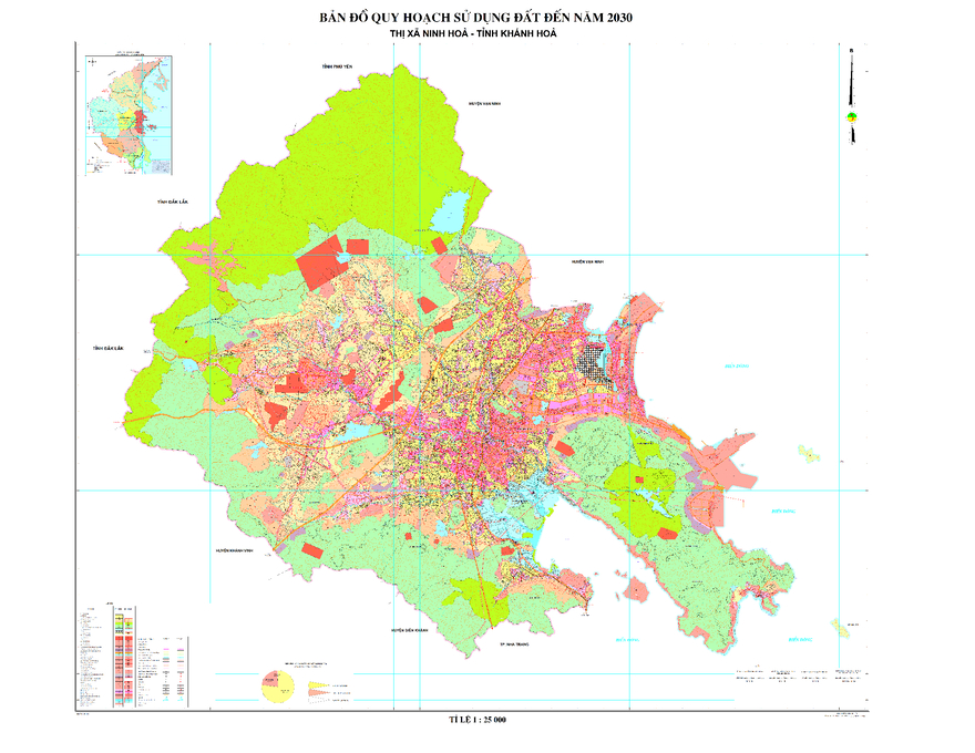 Bản đồ quy hoạch thị xã Ninh Hòa, tỉnh Khánh Hòa đến năm 2030