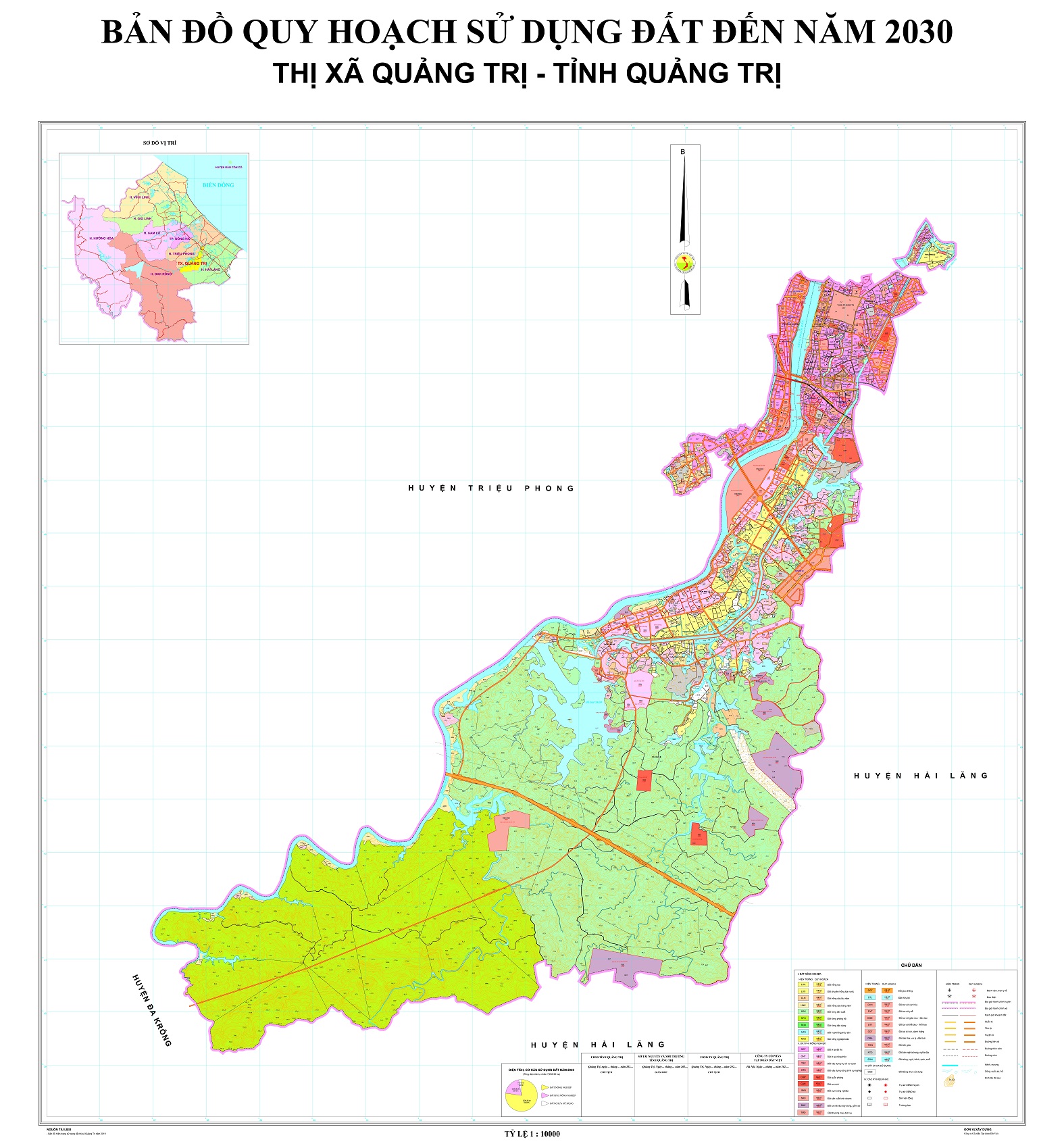 Bản đồ quy hoạch thị xã Quảng Trị, tỉnh Quảng Trị đến năm 2030