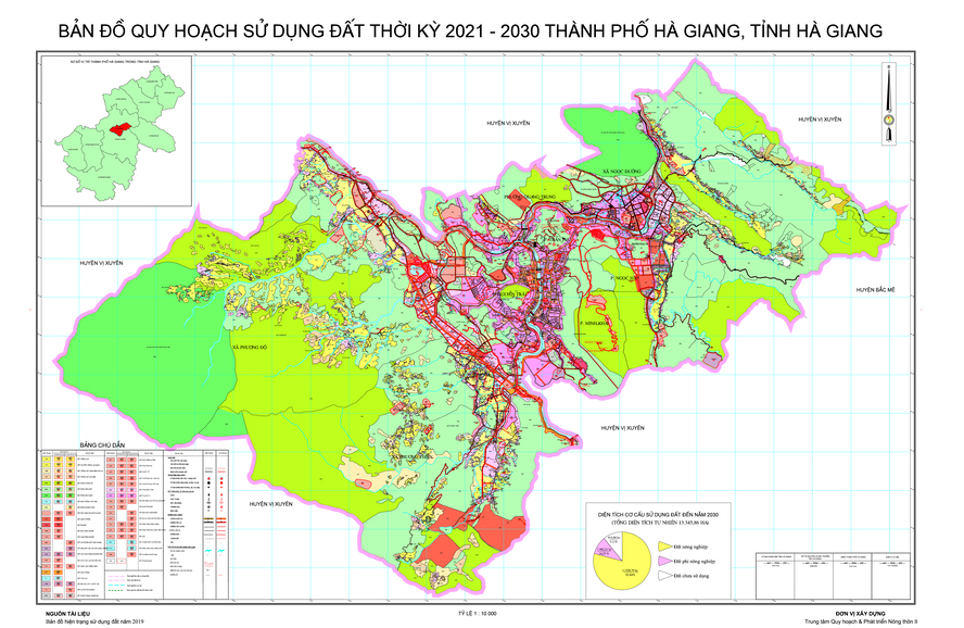 Bản đồ quy hoạch thành phố Hà Giang, tỉnh Hà Giang đến năm 2030