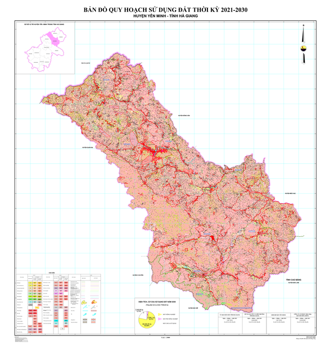 Bản đồ quy hoạch huyện Yên Minh, tỉnh Hà Giang đến năm 2030