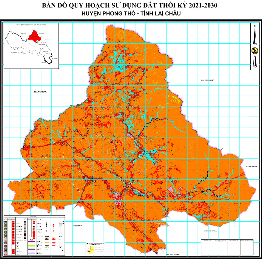 Bản đồ quy hoạch huyện Phong Thổ, tỉnh Lai Châu đến năm 2030