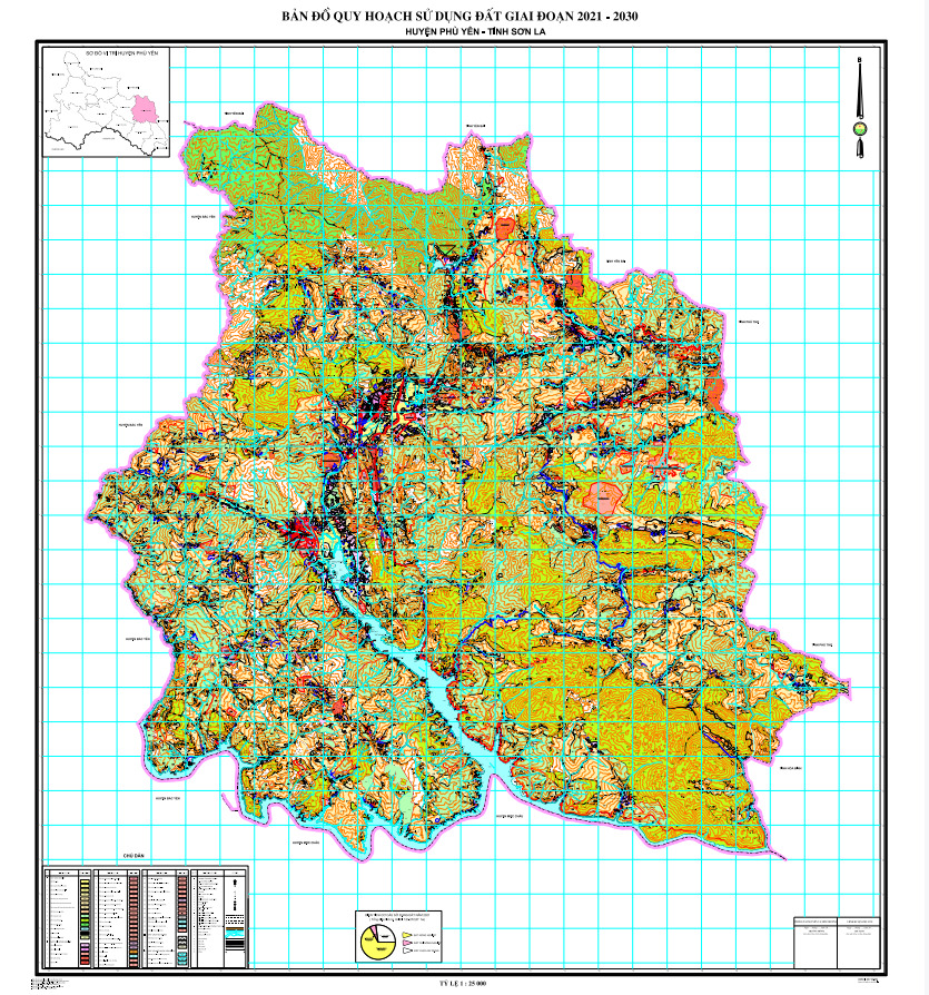 Bản đồ quy hoạch huyện Phù Yên, tỉnh Sơn La đến năm 2030