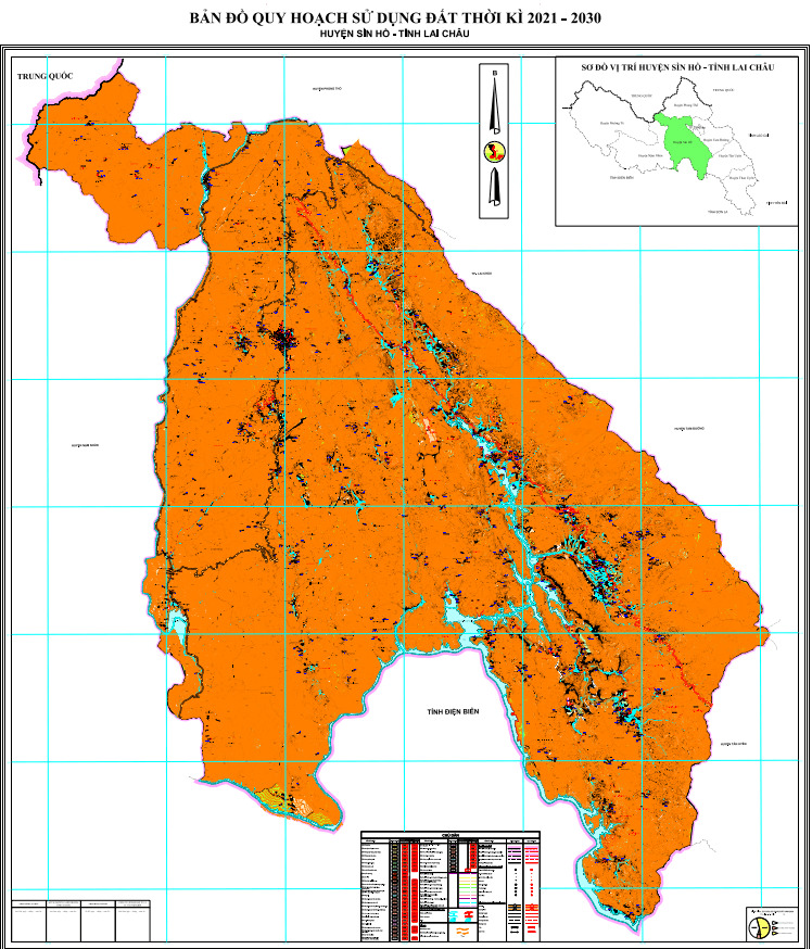 Bản đồ quy hoạch huyện Sìn Hồ, tỉnh Lai Châu đến năm 2030
