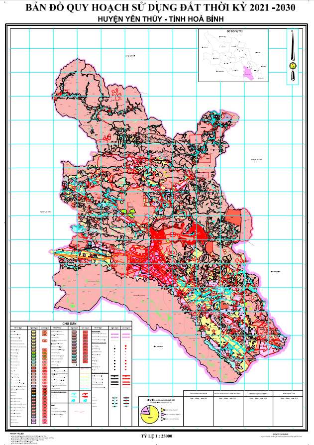 Bản đồ quy hoạch huyện Yên Thủy, tỉnh Hòa Bình đến năm 2030