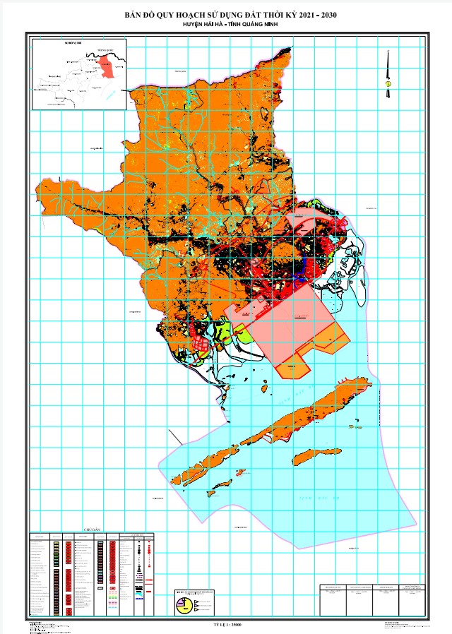 Bản đồ quy hoạch huyện Hải Hà, tỉnh Quảng Ninh đến năm 2030