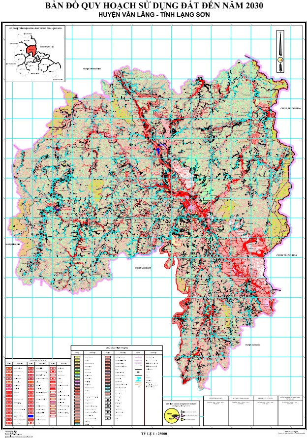 Bản đồ quy hoạch huyện Văn Lãng, tỉnh Lạng Sơn đến năm 2030