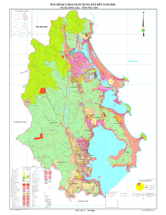 Bản đồ quy hoạch thị xã Sông Cầu, tỉnh Phú Yên đến năm 2030