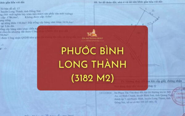 So Dat San Bay Long Thanh 17 300 Dat Xa Phuoc Binh Tandaithanhinvest