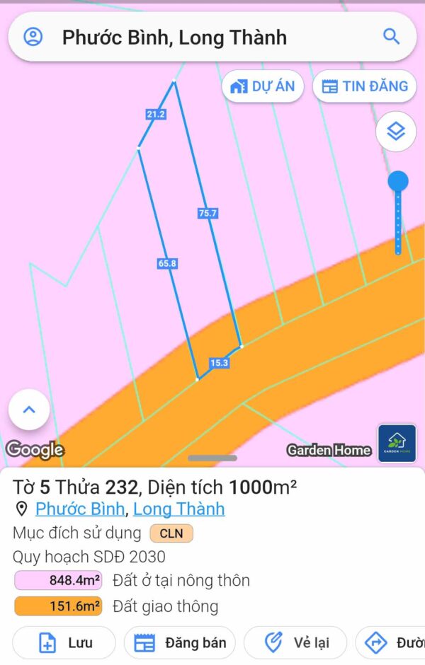 Vi Tri Dat San Bay Long Thanh 5 232 Dat Xa Phuoc Binh Tandaithanhinvest