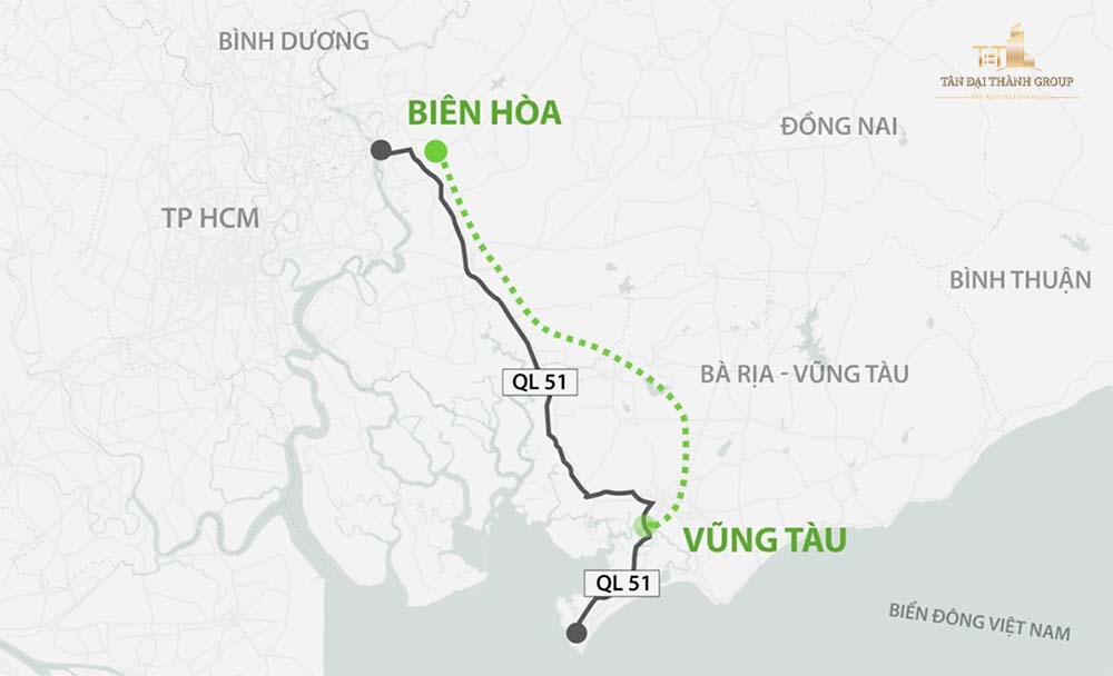 Cao tốc Biên Hòa Vũng Tàu 77.6 km đường cao tốc kết nối miền Đông Nam Bộ